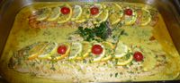 Fisch Lachsseite mit Lemon Kr&auml;uter