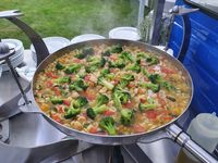 Orecchiette mit Broccoli, Cherrytomaten, Paprika, Zucchini